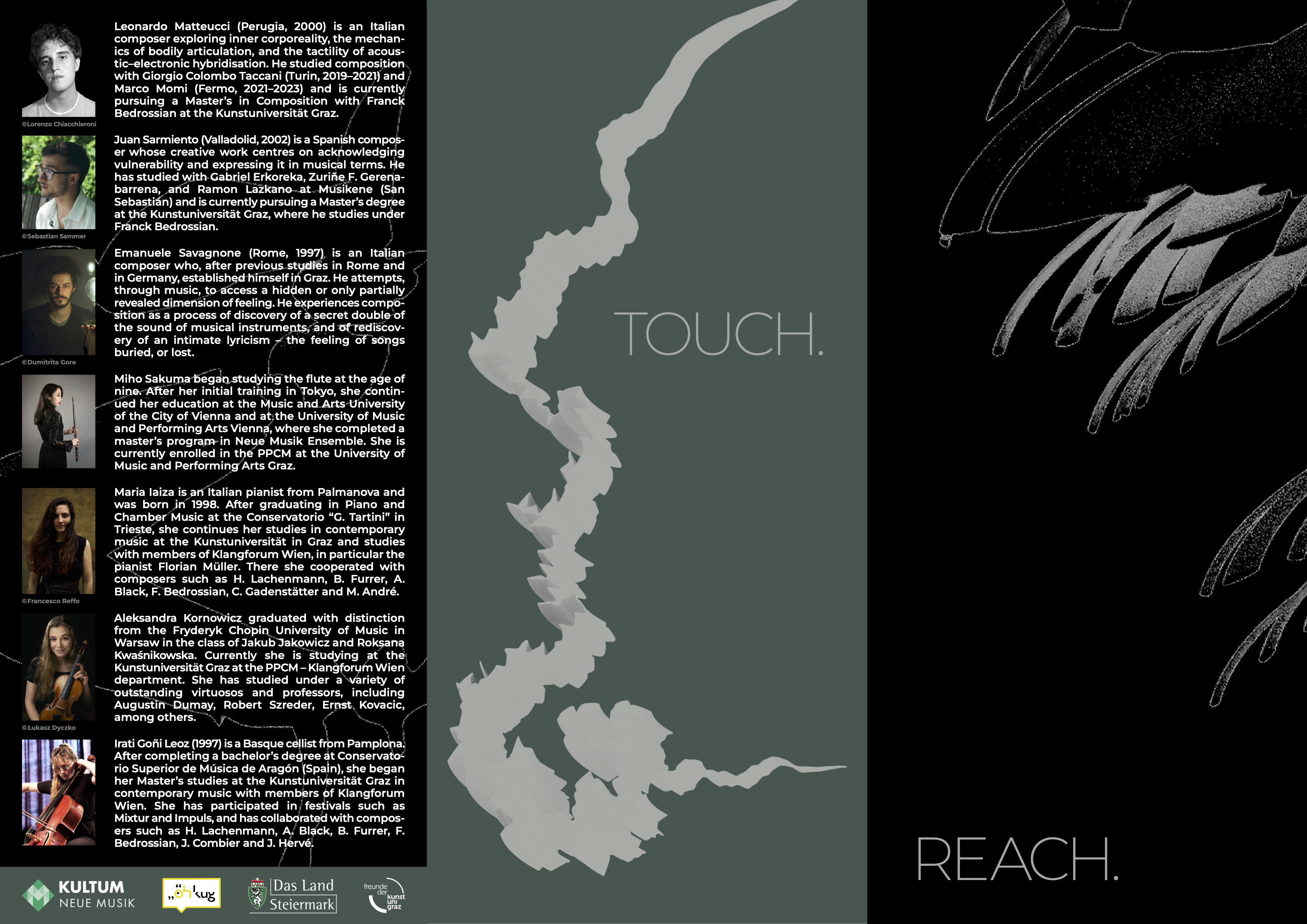 Reach.Touch. brochure page one